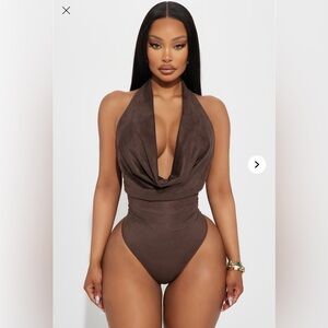 Cowgirl Era Suede Bodysuit